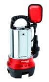 Einhell Schmutzwasserpumpe GH-DP 6315 N (630 W, max. 17000 l/h, max. Förderhöhe 8 m, Fremdkörper bis 15 mm, Edelstahl-Pumpengehäuse) -