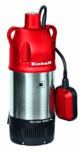 Einhell Tauchdruckpumpe GC-DW 900 N (900 W, max. 6000 l/h, 32 m Förderhöhe, Fremdkörper bis 2,5 mm, Stufenlos höhenverstellbarer Schwimmerschalter) -