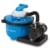 Miganeo® Sandfilteranlage 8,5 m³ Pumpe mit integrierter Zeitschaltuhr für Pool bis 33m³ -