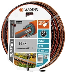 Gardena 18030-20 Schlauch Comfort FLEX, Mit Power Grip Profil und Hochwertiges Spiralgewebe (Schlauchlänge: 10m, Schlauchdurchmesser: 13mm, Berstdruck: 25 bar, ohne Schlauchstück) -