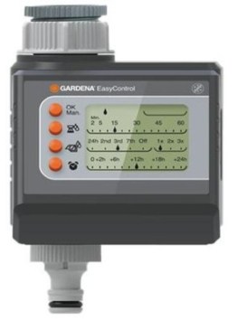 Gardena 1881-20 Bewässerungscomputer EasyControl (programmierbar: Alle 24 Stunden oder jeden 2., 3., oder 7. Tag; bis zu 3 x Täglich) maximaler Druck 0,5 - 12 bar -