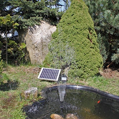 10 Solar Teichpumpe Solarpumpe Teichfilter Tauch Pumpe Gartenteich Filter Garten